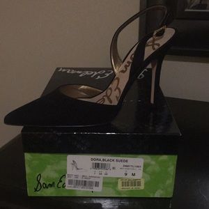 Sam Edelman, Dora, Blk Suede, 9 , New